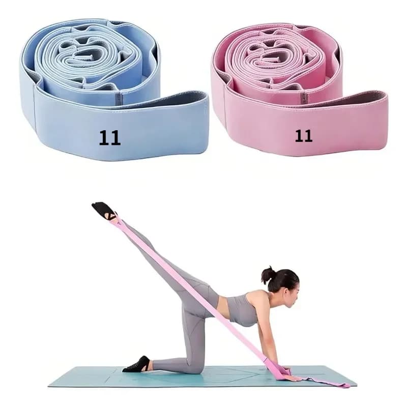 Fasce Elastiche di Resistenza per Pilates, Yoga, Fitness ed Esercizi di Danza, Versatili e Confortevoli, Perfette per l'Allenamento a Casa