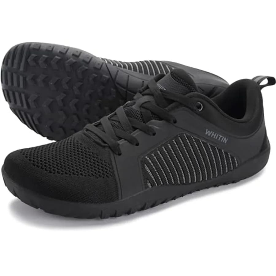 Scarpe da Trail Running Barefoot da Uomo con Punta Larga e Suola Zero-Drop per Trazione Ottimale