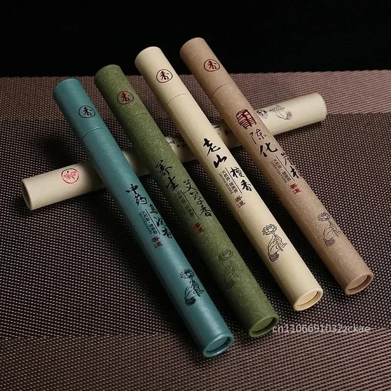 Classical 40 Sticks Natural Sandalwood Incense Sleep Chinese Home Incense Sticks Aromatherapy Room Fragrance Buddhist Supplies