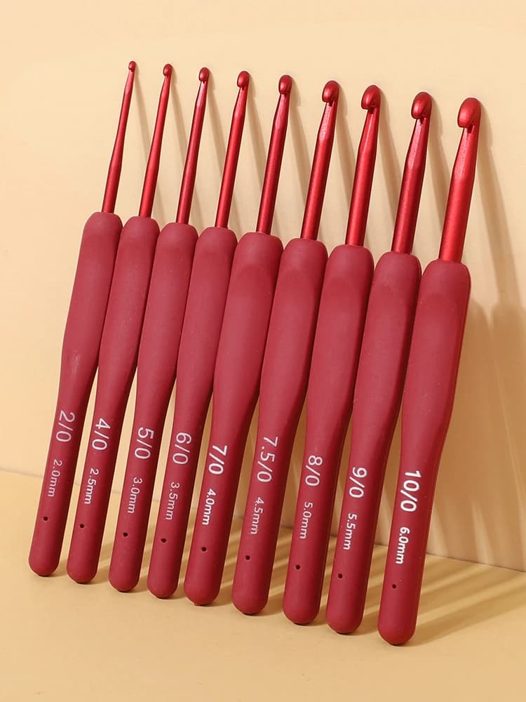 Set di Strumenti per Uncinetto con Manico Morbido, Sacco per Materiale per Maglioni, Bambole, Cappelli, Uncinetti per Lavori a Maglia Fai-da-Te