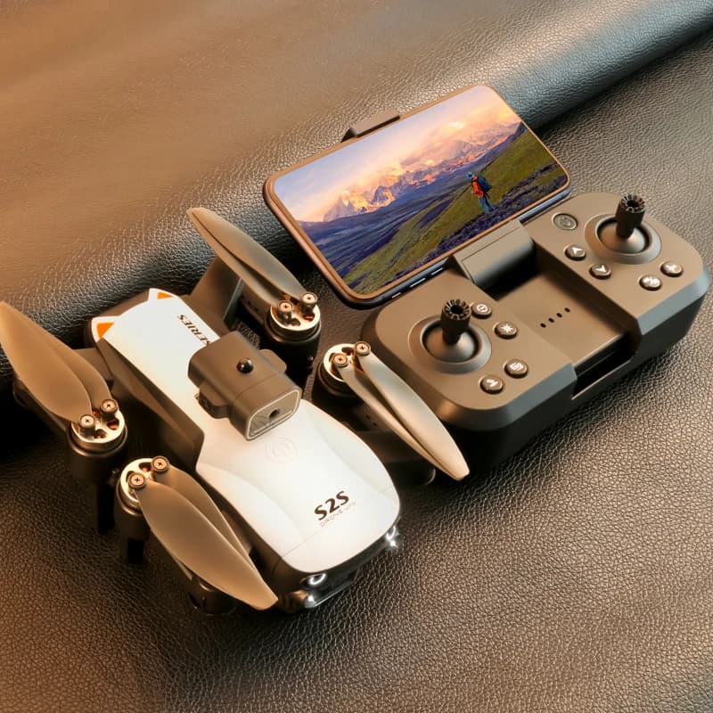 S2S Drone Profesional Dual HD Camera fotografia aerea FPV elicotteri evitamento ostacoli pieghevole RC Quadcopter giocattolo regalo