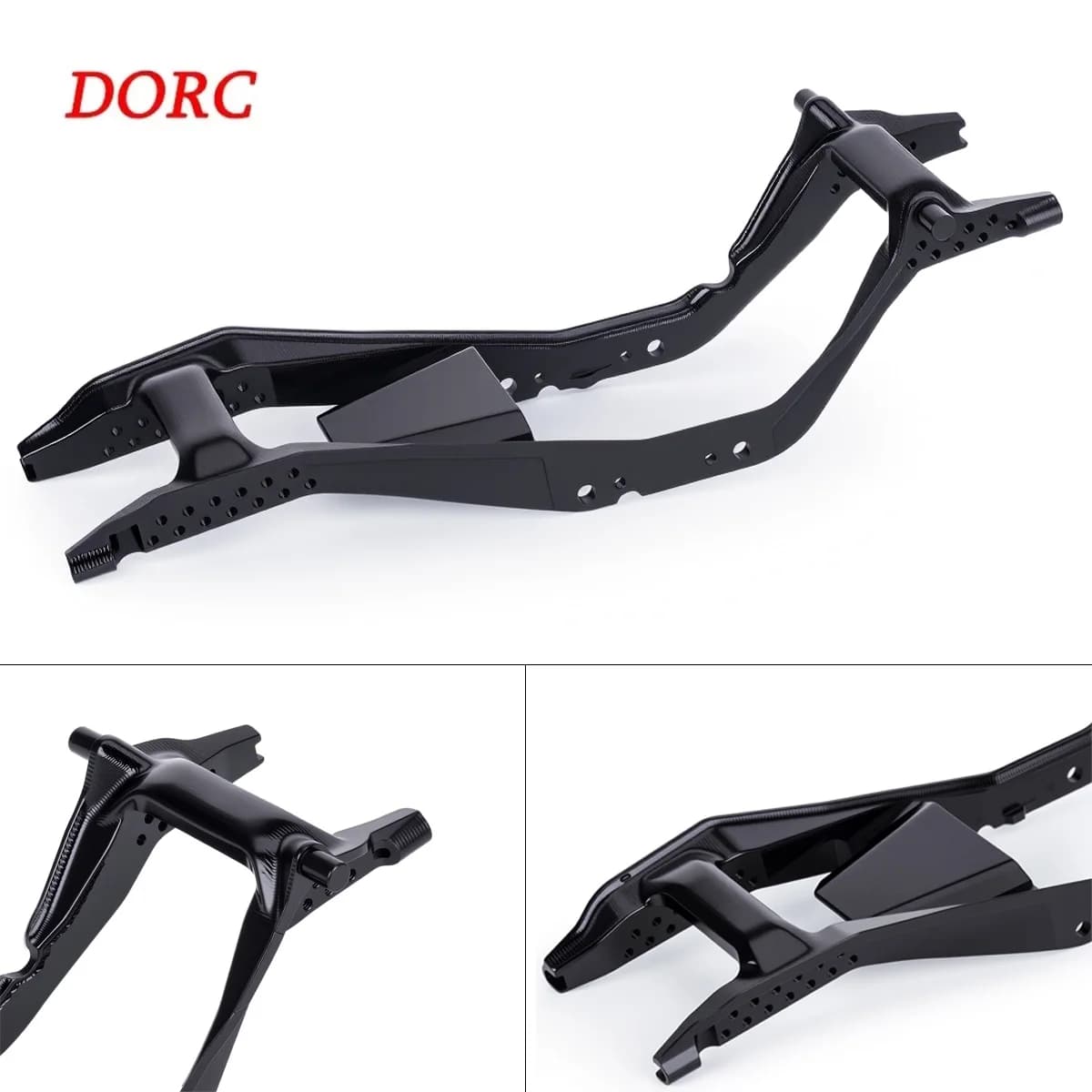 Telaio in Lega di Alluminio per Auto RC 1/30 Crawler SCX30 JEEP WRANGLER JLU 4X4, Parti per Upgrade Fai-da-Te