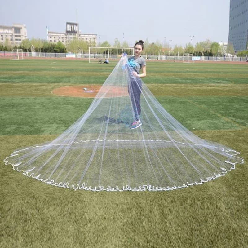 Finefish USA Cast Net Catch Fish Network Outdoor Easy Hand Throw Fishing Nets Small Gird Hunting Tool