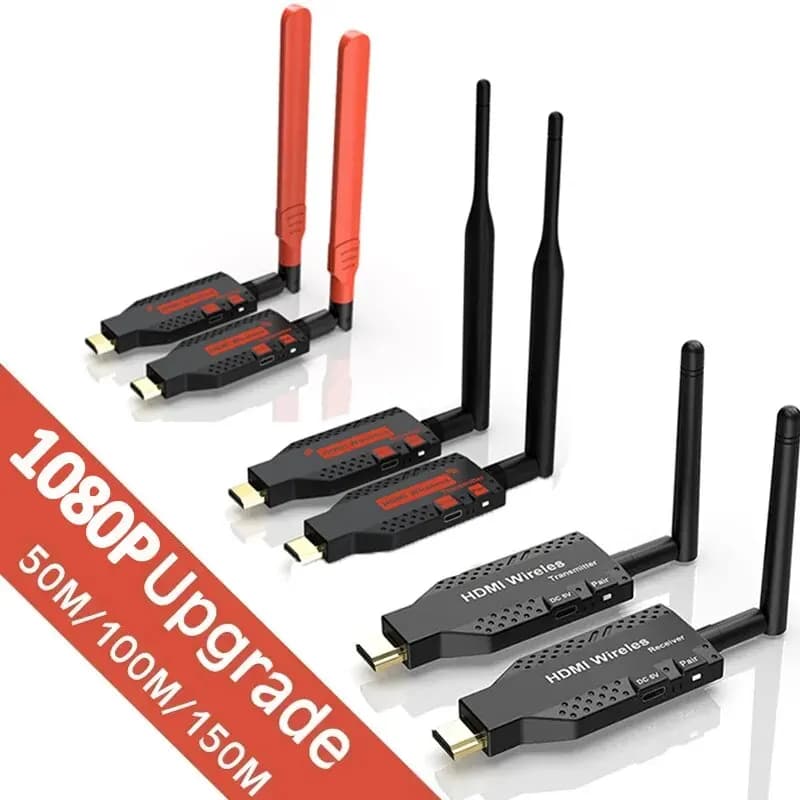 Ricevitore trasmettitore video splitter da 1 TX a 4 compatibile HDMI wireless 1080P 150m per PC portatile con fotocamera PS4 per monitor TV