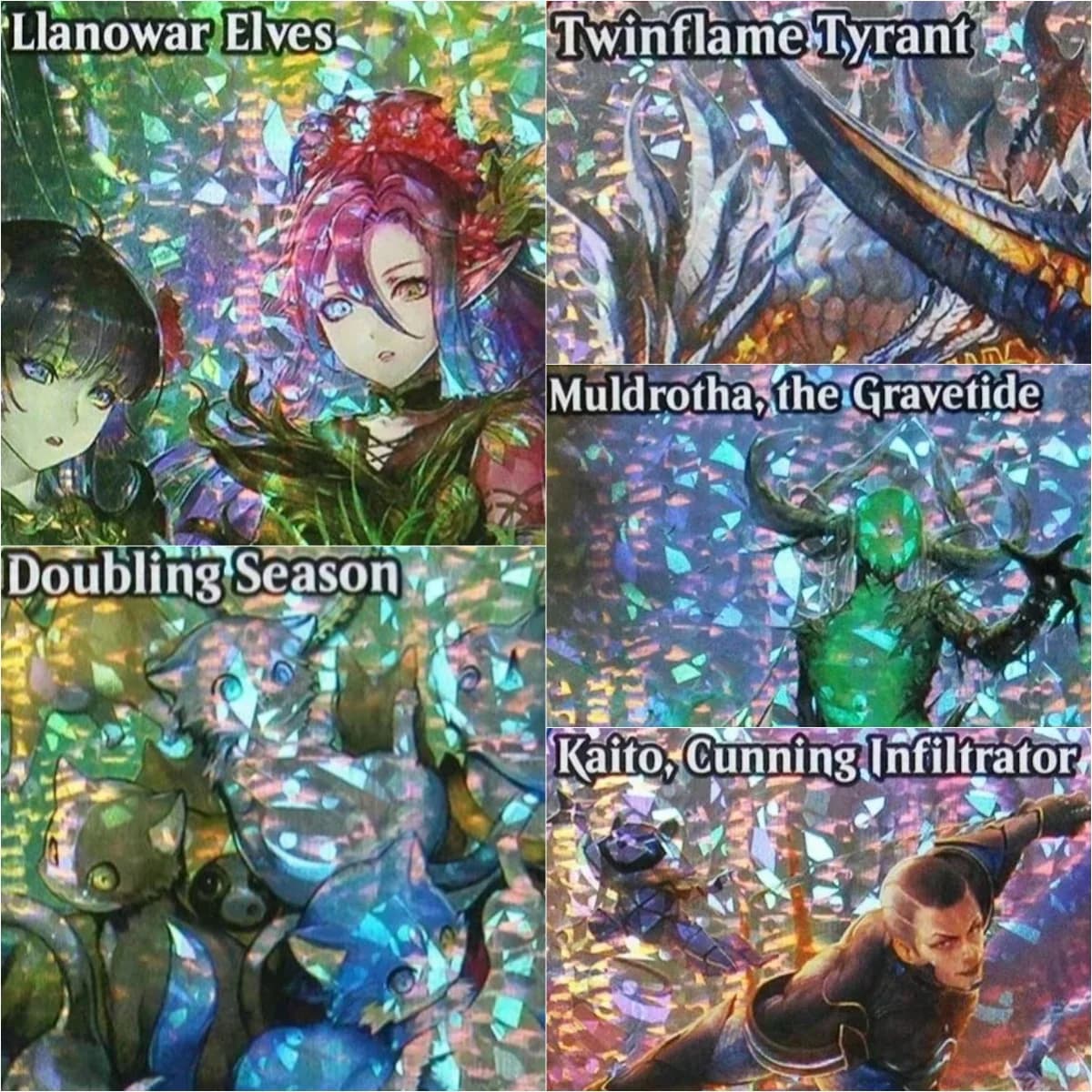 Frattura (FDN) [Llanar Elves] Carte proxy magiche TCG Carte proxy nere di alta qualità Gioco da tavolo proxy Carte collezionabili