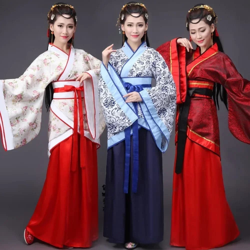 Gonna superiore da donna vintage Hanfu Set da 2 pezzi Costume da festival Outfit Cosplay Abito da donna Elegante abbigliamento tradizionale cinese