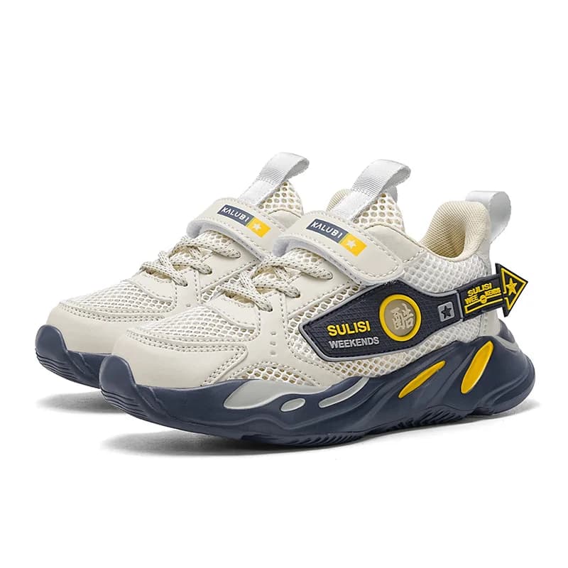 Scarpe da ginnastica estive in mesh per bambini e ragazzi 5-16 anni, per ragazze, sportive, tempo libero, tenis infantil, casual, calde, alla moda, da corsa, per ragazzi 8