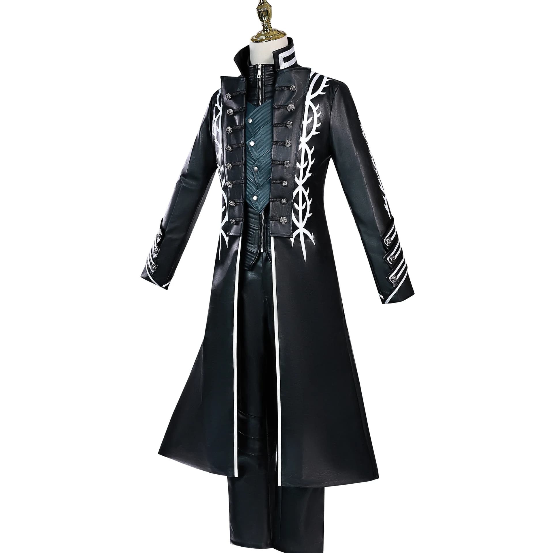 Devil May Cry 5 Vergil Costume Cosplay Set completo di abbigliamento per giochi di ruolo