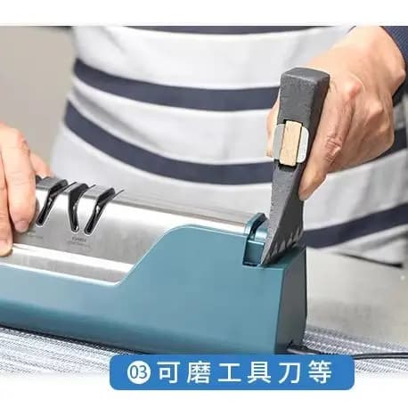 Affilacoltelli Elettrico a 4 Fasi 2026 con Sistema di Affilatura in Diamante e Ceramica, Adatto per Forbici e Utensili o per Molteplici Scenari