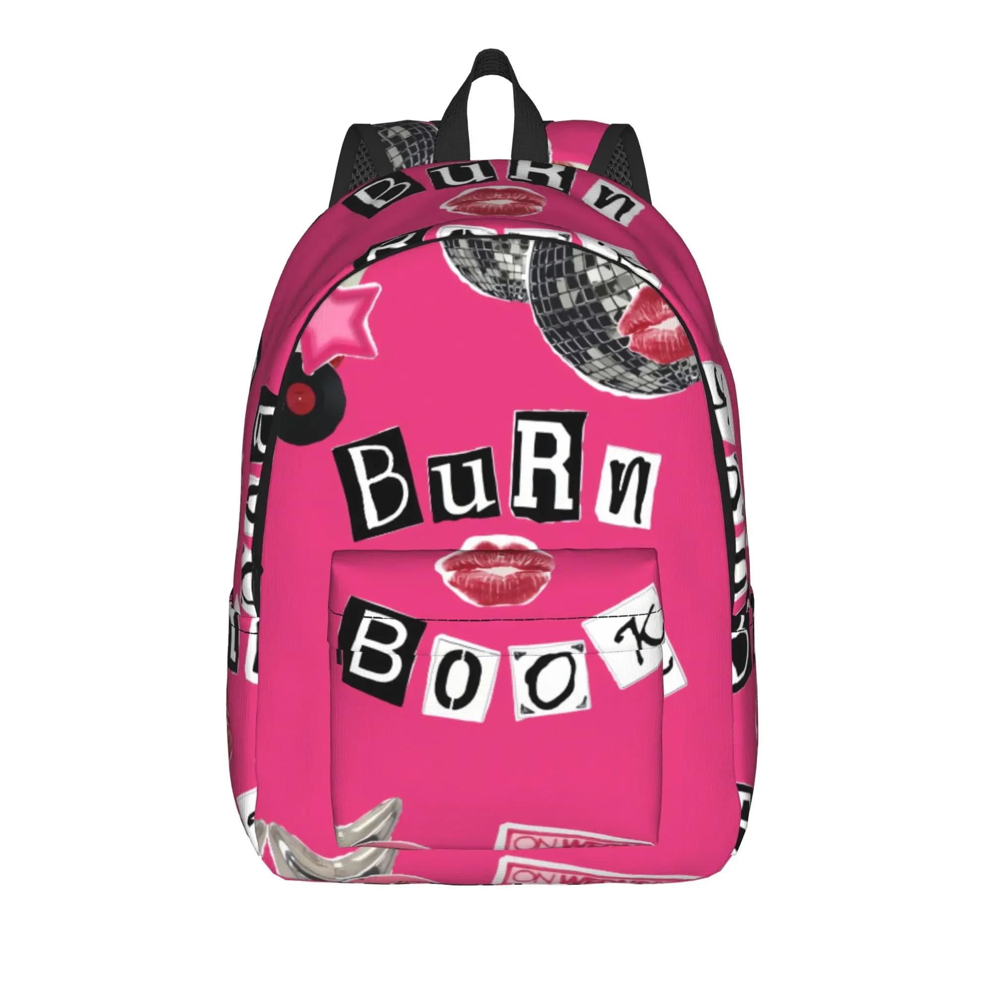 Burn Book Mean Girls Backpack Student Unisex Lightweight Backpacks Polyester Stylish High School Bags Travel Rucksack