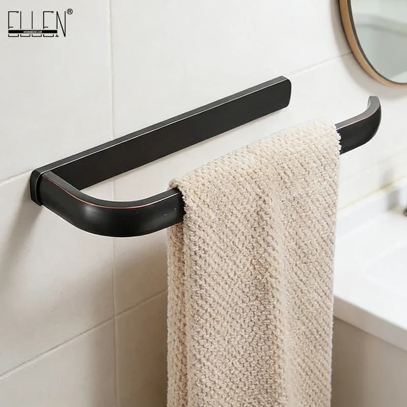 Portasciugamani in Ottone per Bagno, Porta Asciugamani da Parete Antiruggine, Accessori per Bagno, Supporto per Asciugamani 12 Pollici