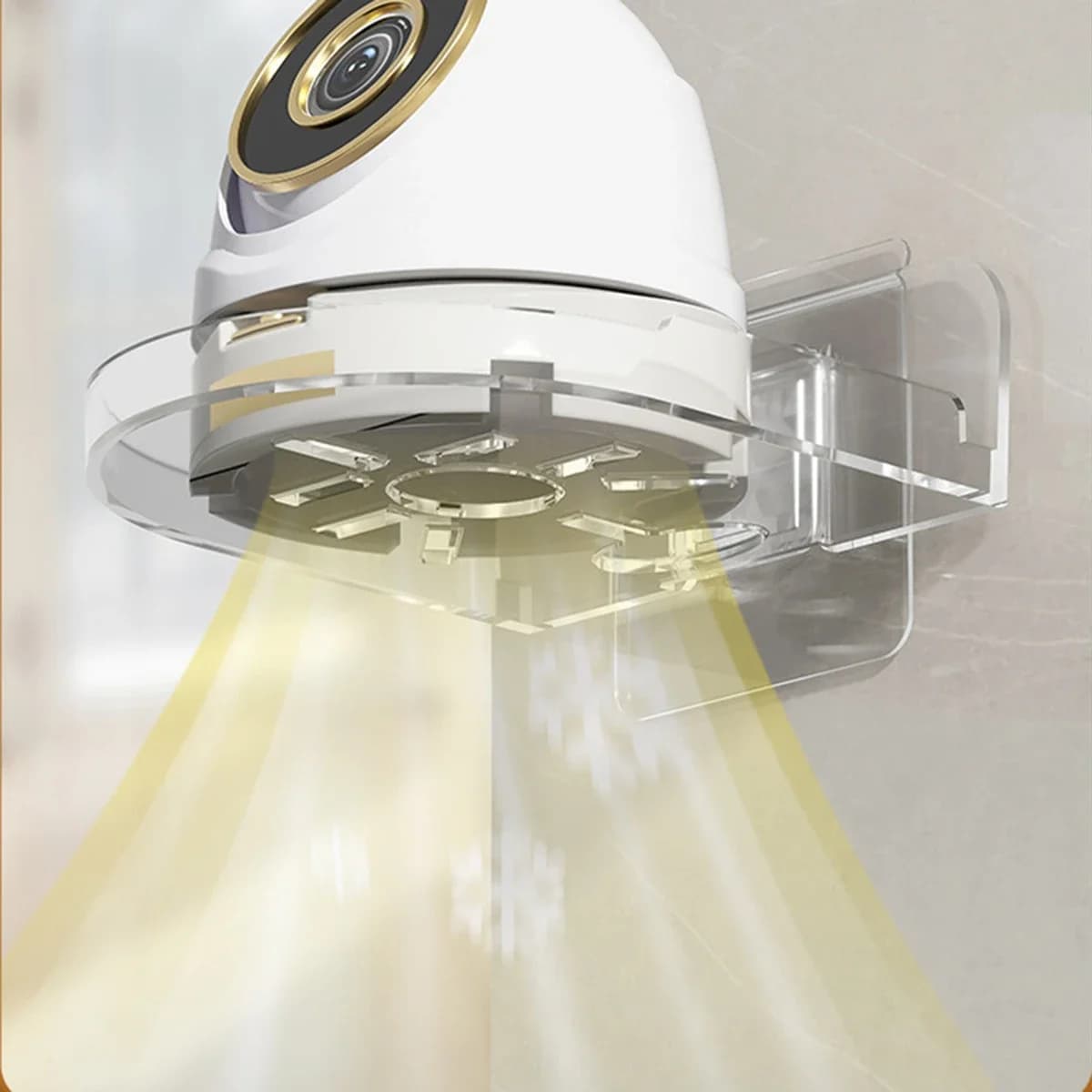 F5 1 pezzo adesivo per staffa per telecamera montata a parete, nessuna perforazione, stoccaggio interno domestico, rack di monitoraggio fisso, vassoio, archiviazione di oggetti