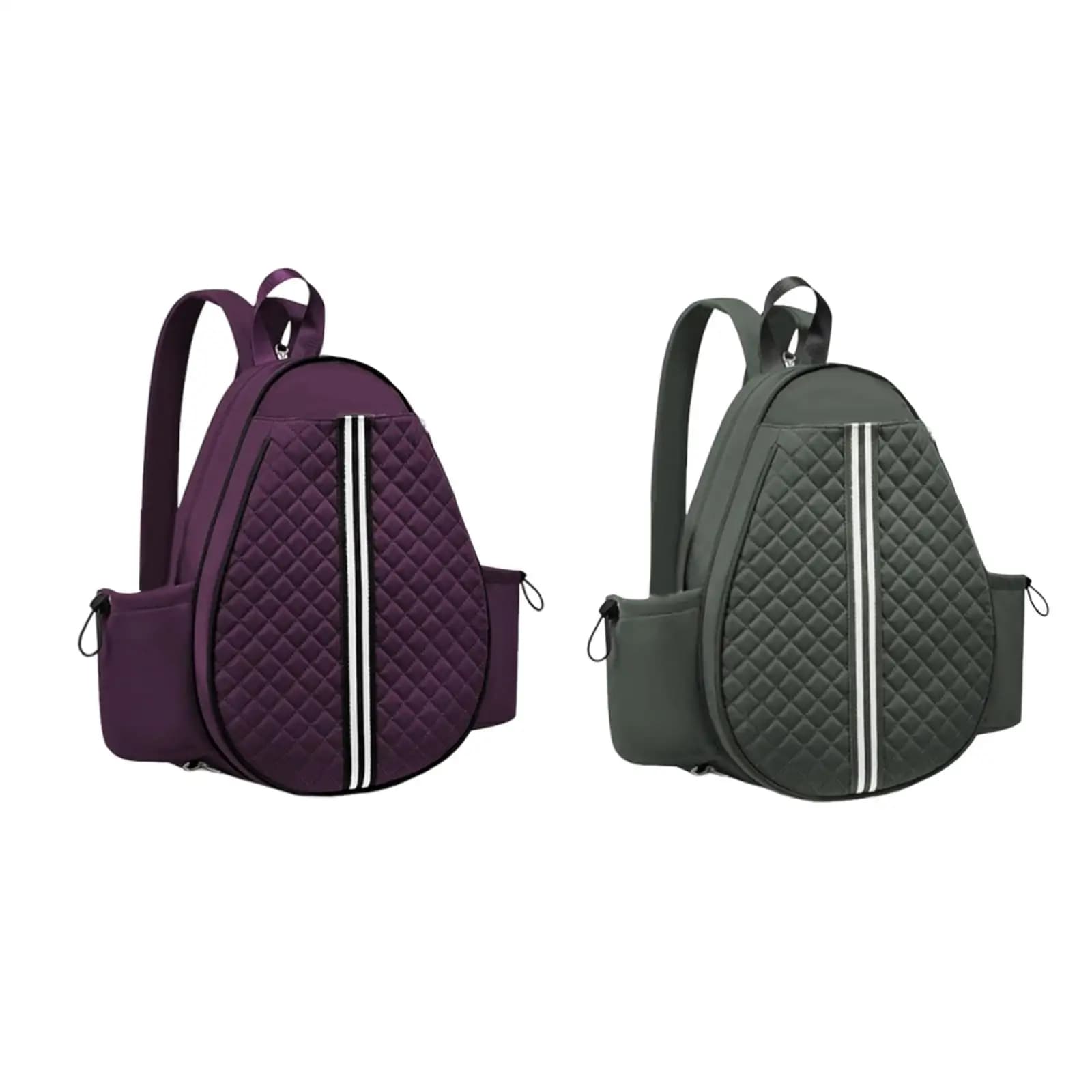 Tennis Handbag Oxford Cloth Waterproof Backpack Lightweight Racket Bag Large Capacity for Outdoor Sports Women Men