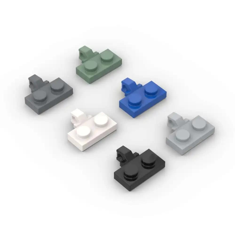MOC 10 PZ 44567 Piastra Cerniera 1x2 Blocchi di Costruzione Bloccaggio Sul Lato Con Fondo Mattoni Particelle Puzzle Giocattolo Per Bambini Regali Di Compleanno