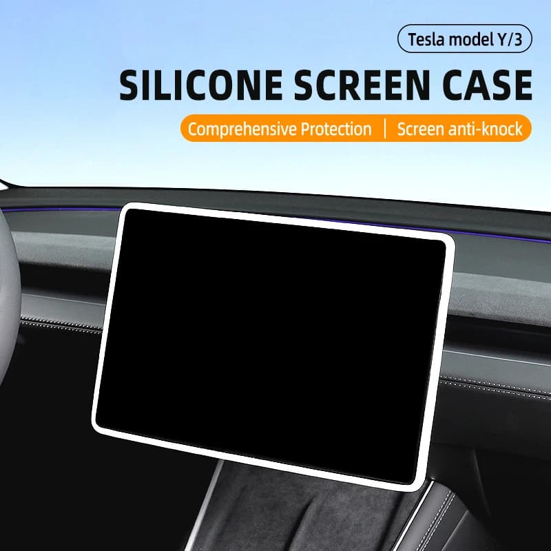 Protezione del bordo dello schermo per Tesla Model 3 Y Highhland Display Frame Copertura protettiva Decorazione della console centrale Accessori interni