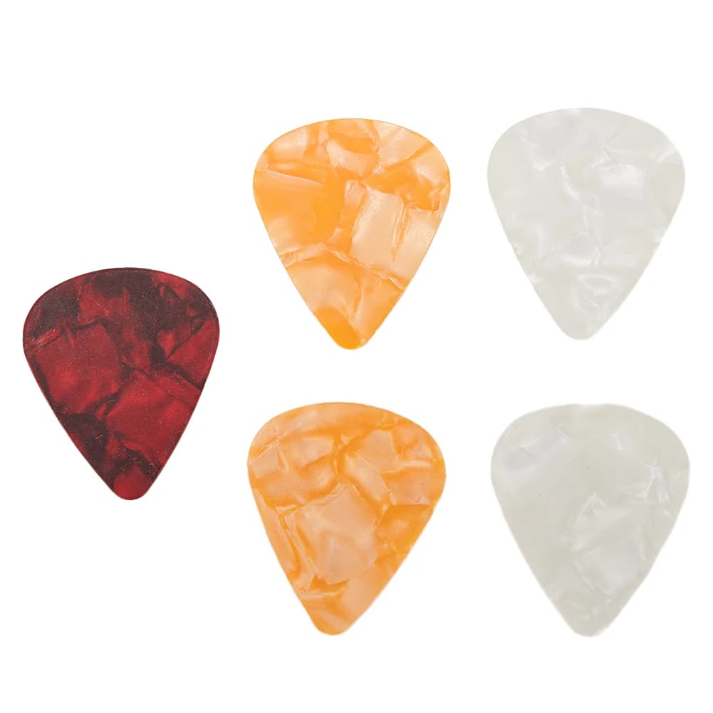 Hot Sale Tools String Winder Guitar Picks Set String Winder With Plectrum Holder 0.71mm 5 Picks Set ABS Guitar