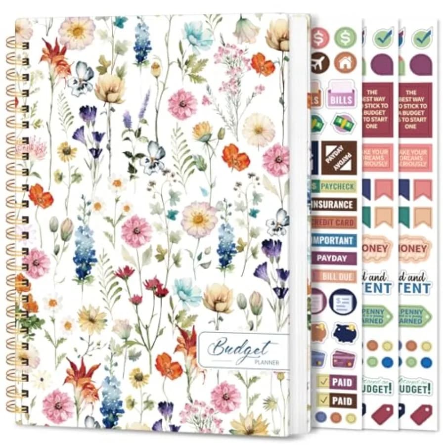 Aesthetic Budget Planner - Monthly Finance Planner with Expense Tracker, Undated Bill Organizer, Budget Notebook to Manage Your