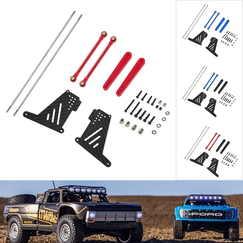 Barra antirollio posteriore per il nuovo LOSI Baja Rey 2.0 Raptor Asta antirollio posteriore Parti di aggiornamento in metallo Modello Rc Crawler Car