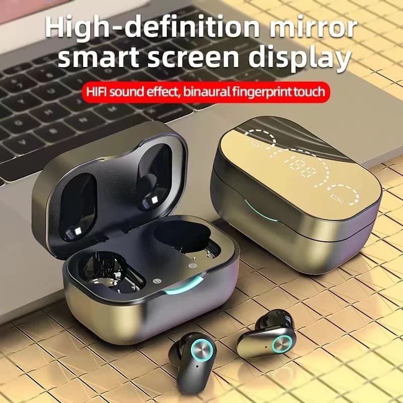 YD07 TWS Wireless Earphone Bluetooth 5.3 Headset HiFi Stereo Music Headphones Touch Control Sports Earbud HD Call Gamer Earpiece
