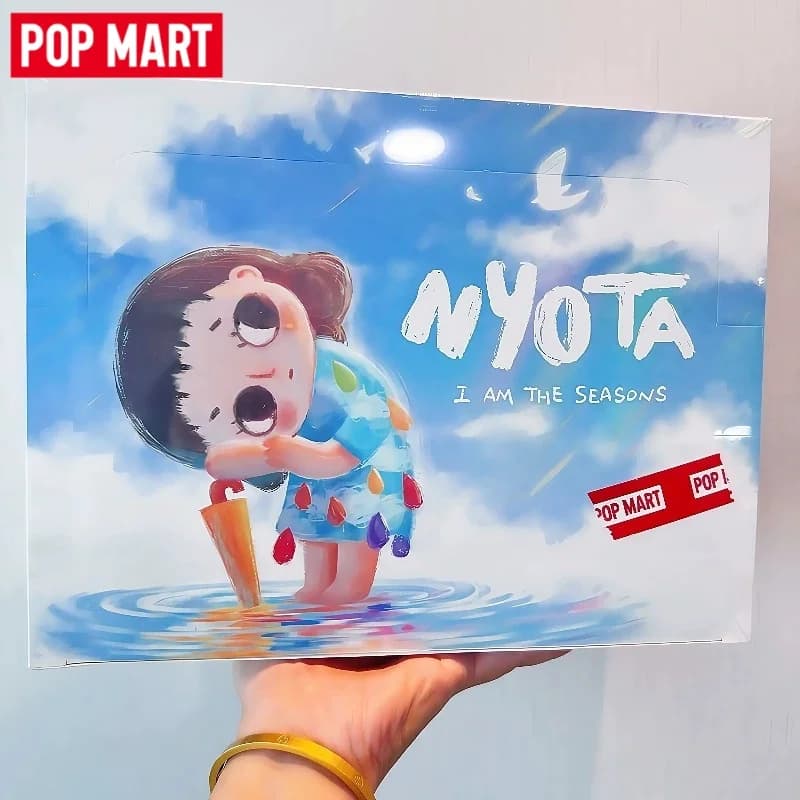 POP MART Originale Serie Nyota I Am The Seasons Blind Box, Action Figure Anime Cartoon, Modellino Giocattolo, Regalo di Compleanno