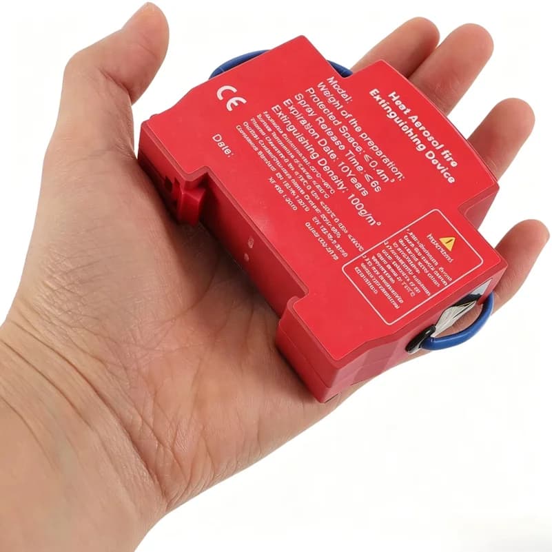 1Pcs Mini Fire Suppression Unit, Automatic Fire Extinguishing Device for Distribution Cabinet New