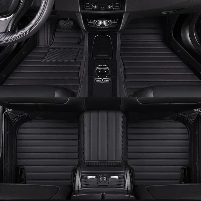 Car Style Strip Car Mats for Porsche Cayenne 2018-2023 2011-2017 Cayman 2013-2016 Artificial Leather Car Accessories