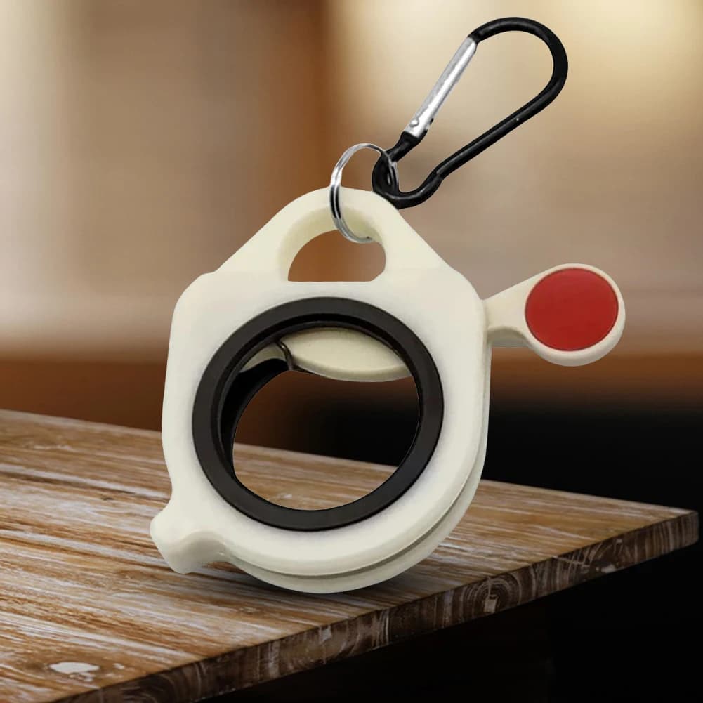 Organizzatore per fascette fluorescenti riutilizzabili, supporto per fascette in plastica, contenitore portatile per fascette, strumento per la conservazione delle fascette.