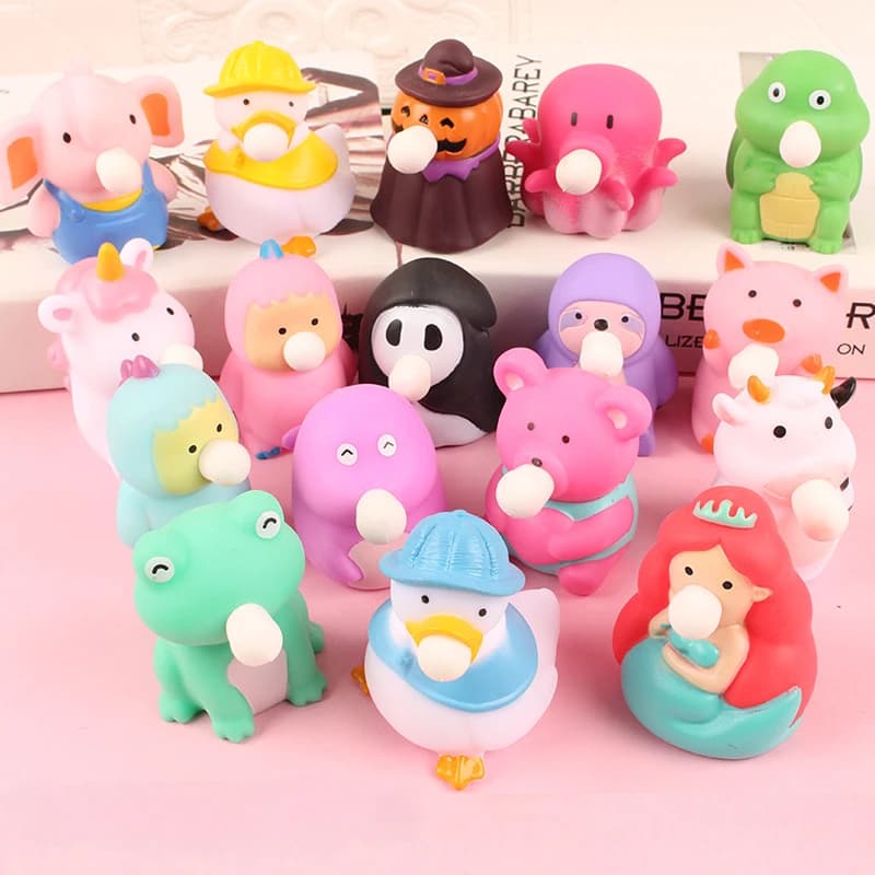 1PC Spremere Giocattolo Carino Bolla Squishy Giocattoli Alleviare Lo Stress Agitarsi Giocattolo Squishy Palle Sirena Unicorno Bradipo Animali per I Bambini Adulti