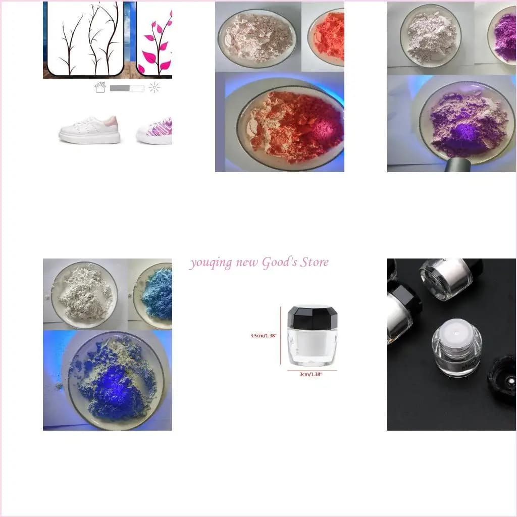 57QA 5 Color Epoxy Resin Photochromic Pigment Safety Powder for Acrylic Paint