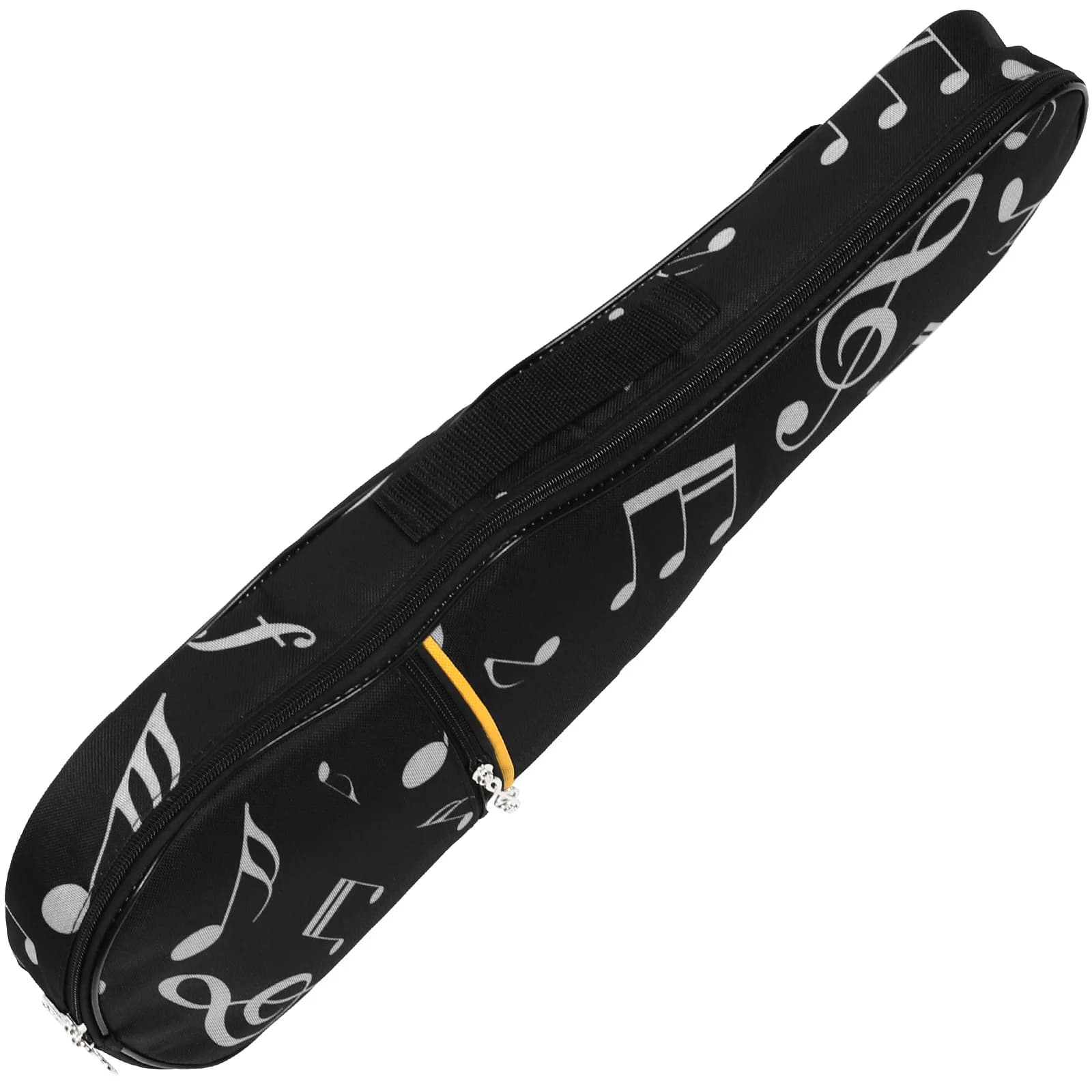 Borsa per ukulele con imbottitura in spugna ispessita, design leggero a zaino, cerniera in metallo per custodia da trasporto, piccola
