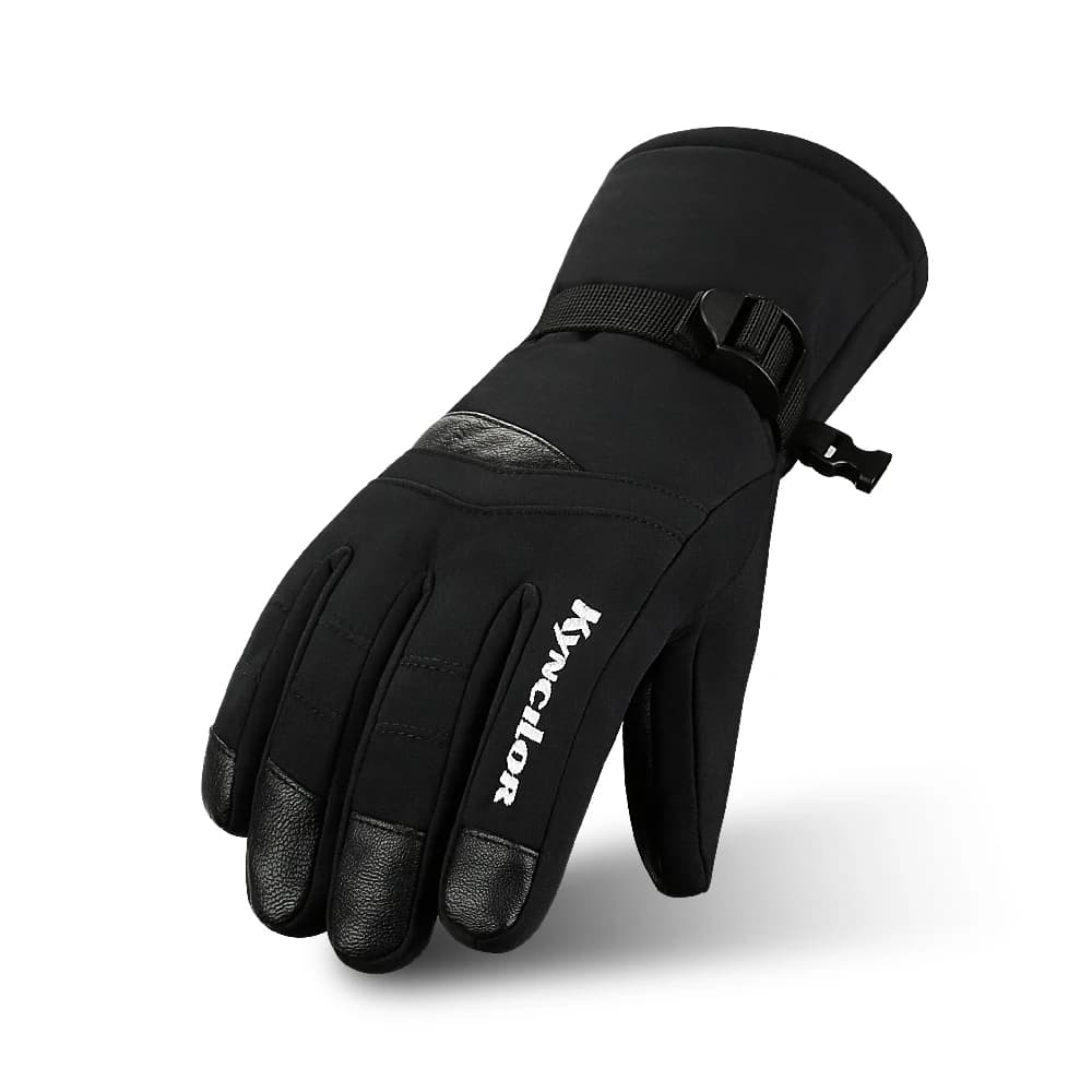 Winter Outdoor Cycling Ski Mountaineering Gloves Thicken Fleece Warm Touchscreen Double Waterproof Design Snowmobile Gloves