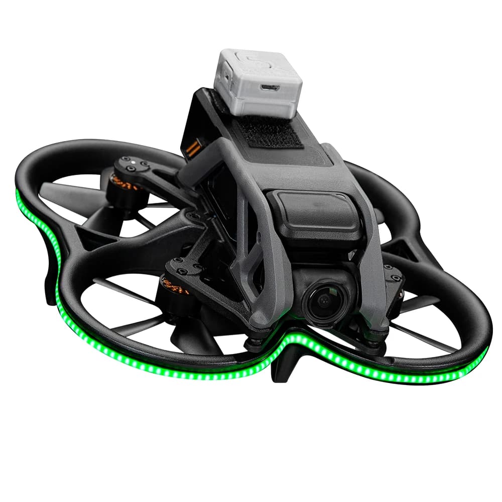 Striscia luminosa a LED a emissione di luce a colori fluorescenti per DJI Avata Striscia luminosa di avvertimento per volo notturno Accessori per fotocamera drone Blu
