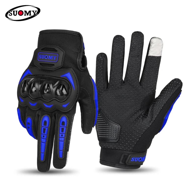 Touchscreen Non-Slip Men's Women's Motorcycle Gloves Full Finger Motocross Riding Gloves Breathable Outdoor Protective Gear