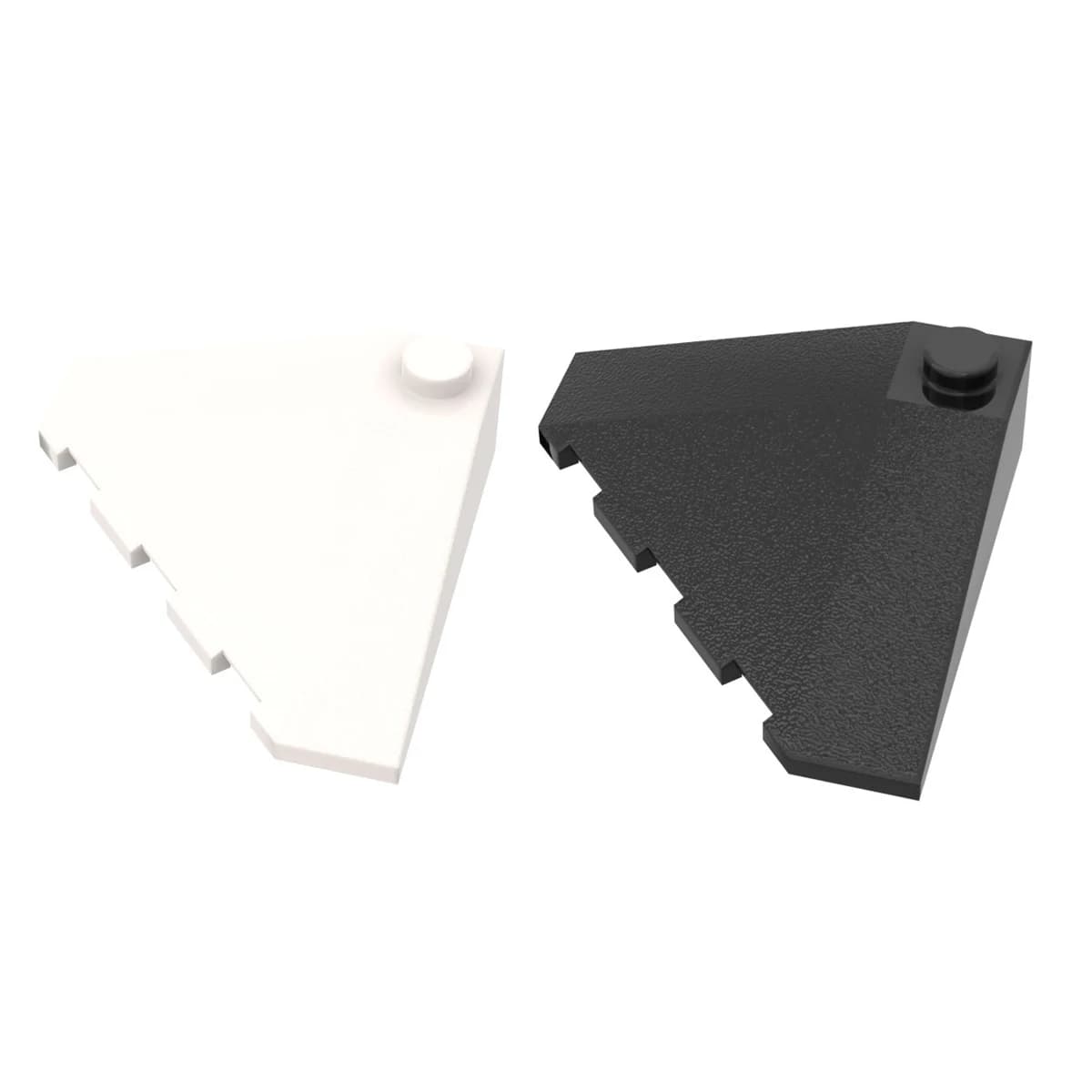 10pcs 43708 Wedge 4x4 Slope 18 Corner Toys For Technical Buildings Blocks Gift Compatible Accessories Parts Base Board DIY MOC