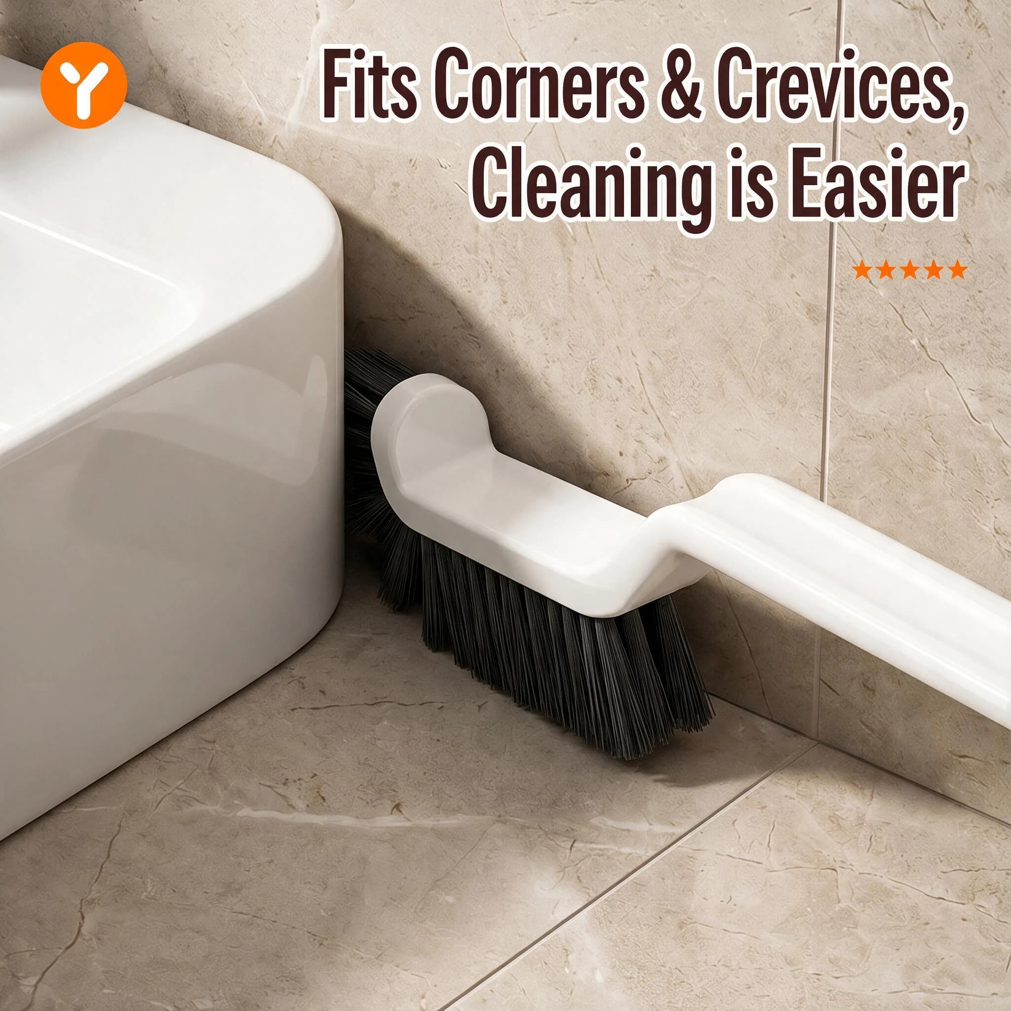 Gap brush, bathroom household brush, floor joint brush, hard bristle bathroom tile cleaning brush, toilet brush, no dead corners