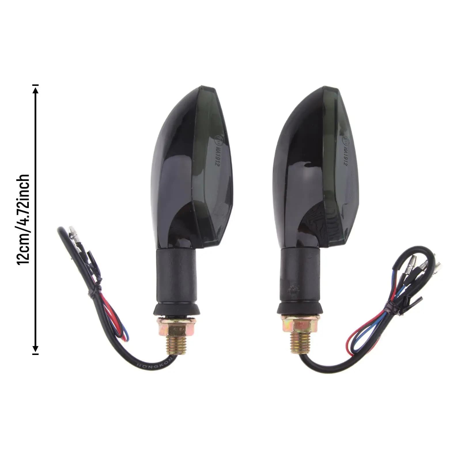 Turn Signal Blinker Light LED Motorcycle Indicator Amber Lamp for Bike Custom Parts and Rear Lights