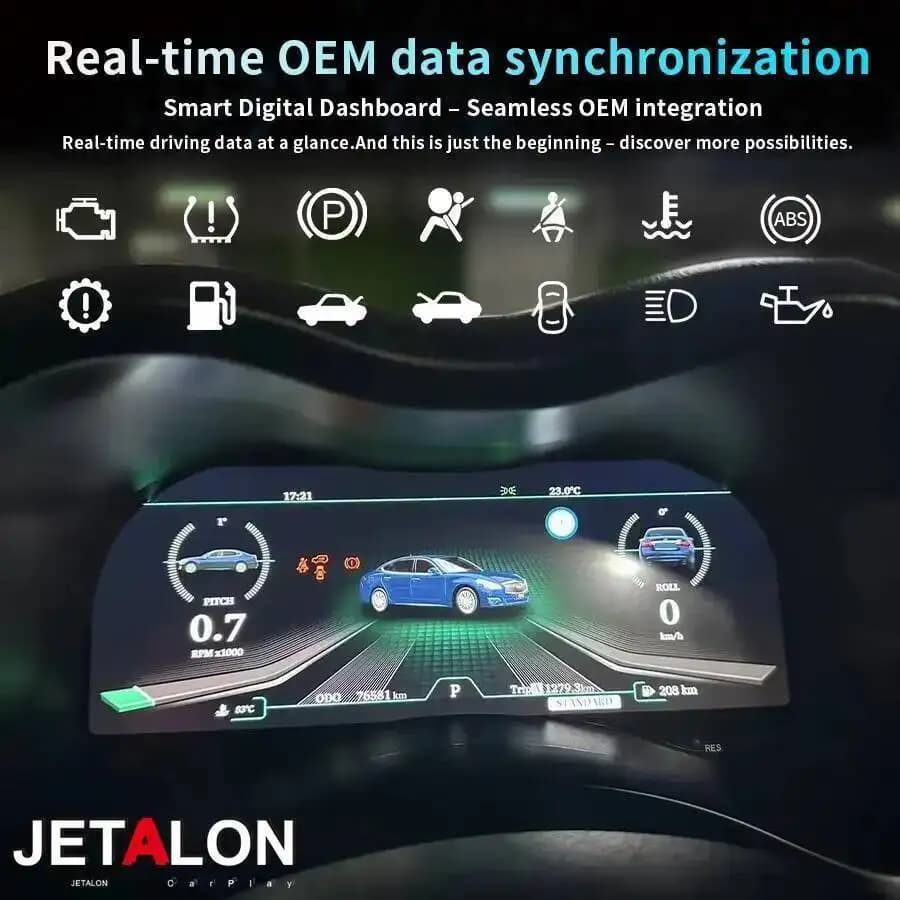 CockPit Aggiornamento Smart Cluster Per Infiniti Q70 Q70L M25 M35 M37 M56 2013-2020 12.3 Pollici LCD Auto Digital Cluster Strumento