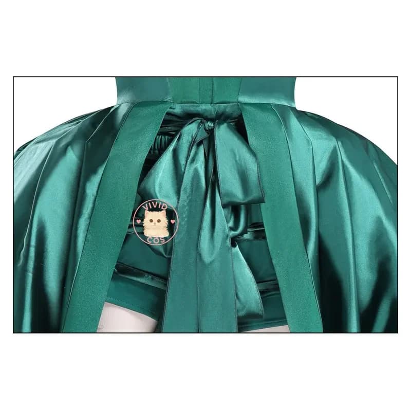 Costume cosplay anime Agnes RPG, abito verde carino per film e serie TV, per donne, adulti e bambini, comic5;g'7,b'9