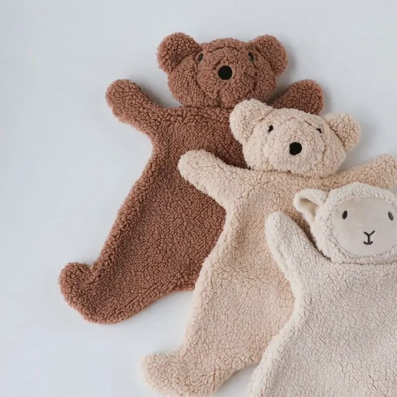 1 Pezzo Asciugamano Comfort per Neonati, Copertina in Cotone Morbido, Giocattolo per Dormire alla Moda per Bambini, Asciugamano Calmante e Rilassante