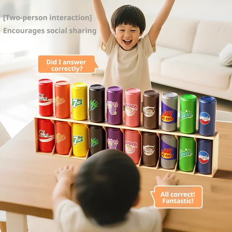 New Bottle Guessing Beverage Match Memory Exercise Logical Thinking Reasoning Board Game Beneficial Intelligence Toy Party Game