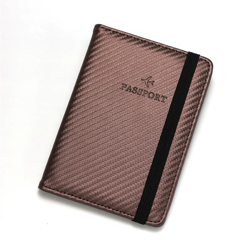 Portafoglio da Viaggio in Pelle per Uomo, Unisex, Multifunzione, Porta Carte di Credito e Organizzatore per Documenti
