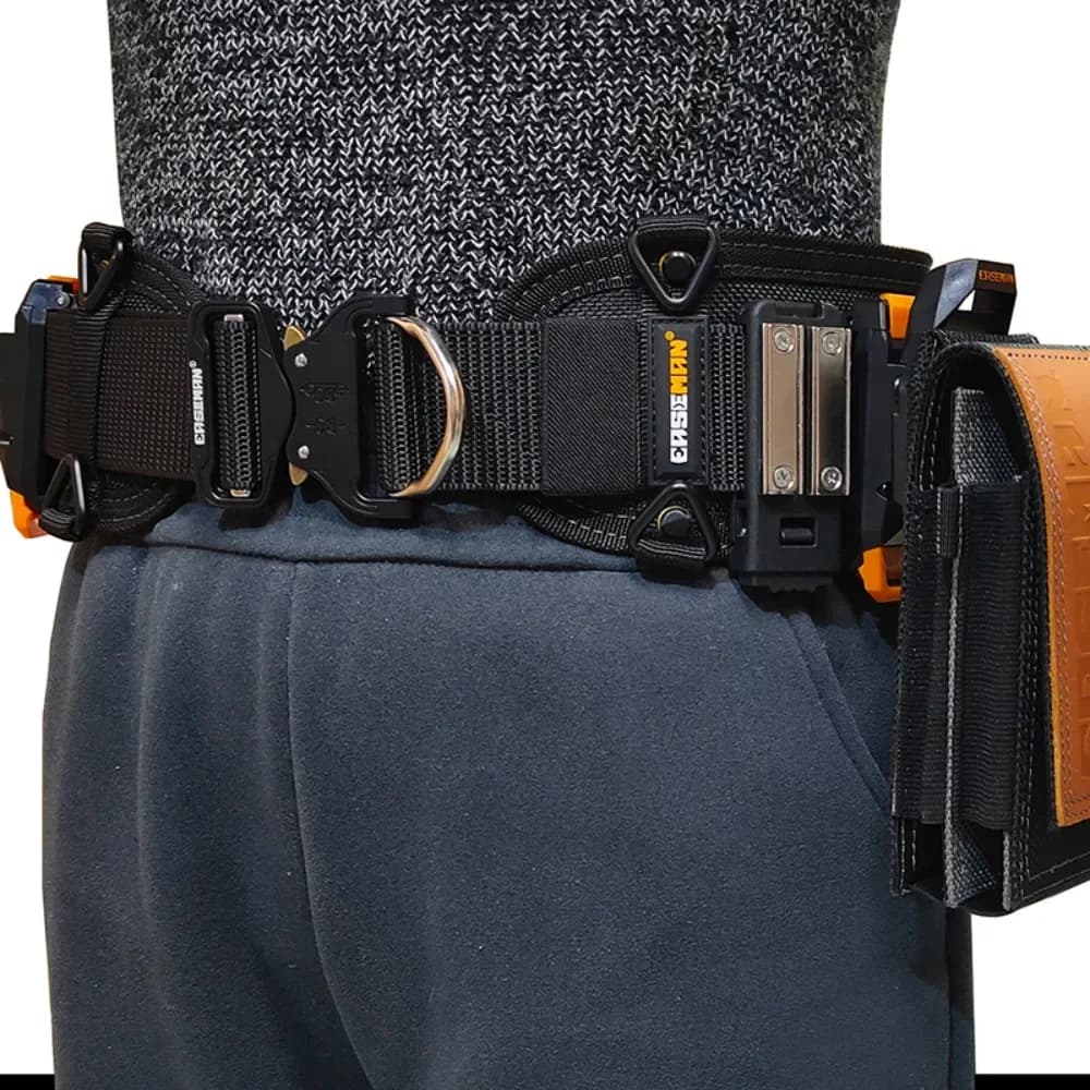 Strumento rapido e confortevole montaggio e rimozione pesante strumento conveniente testa in metallo cintura con fibbia rapida confezione di strumenti multifunzione