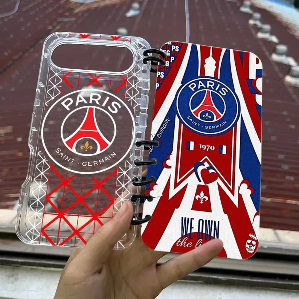 CaseLumi P-PSG Phone Case Flip-top Shell FOR IPhone 17 16 15 14 12 17Pro 15 16 Plus 13 11 Pro MAX Cover