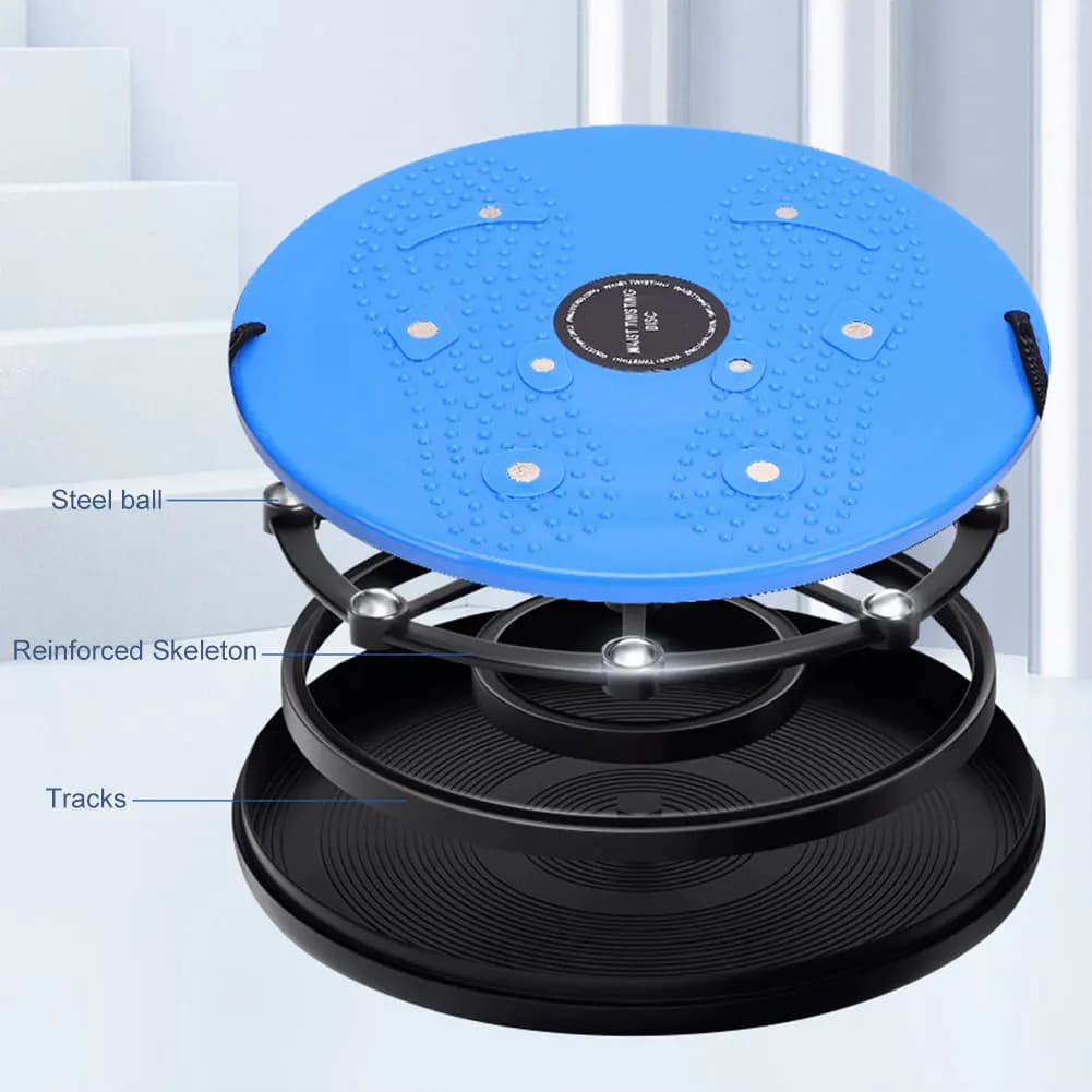 Waist training table with magnetic massage plate with pull rope Multifunction tool for aerobic exercises for weight loss