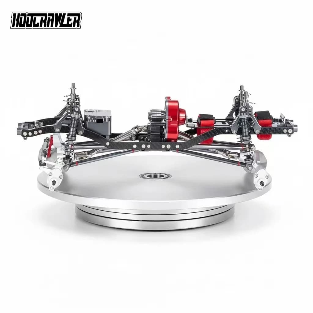Kit Telaio Interamente in Metallo con Passo di 313mm e Assali a Portale in Carbonio per Crawler RC 1/10 SCX10, Camion Fuoristrada