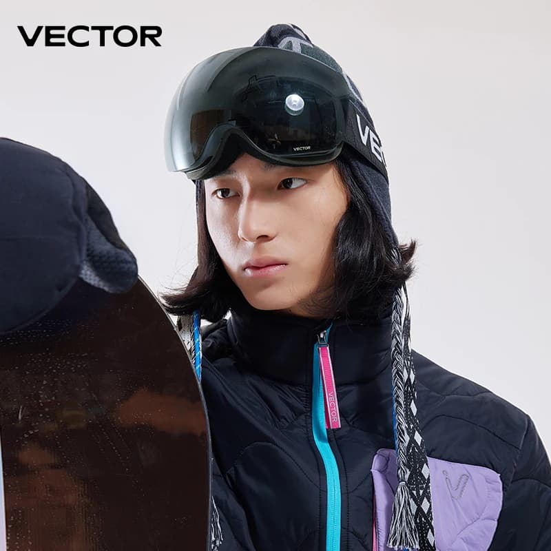OTG Occhiali da sci Occhiali da neve Uomo UV400 Rivestimenti antiappannamento Motoslitta Snowboard Sci Donna Occhiali da sole Sport invernali all'aperto 2020