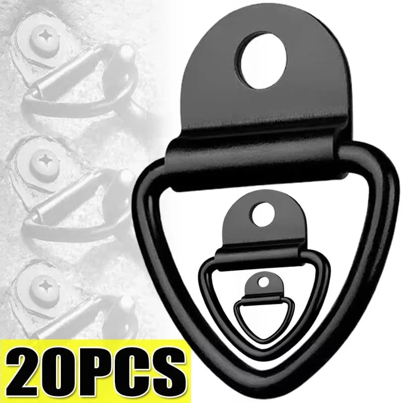 Anello di ancoraggio per legare il gancio a forma di D in acciaio inossidabile Anello di ancoraggio per carico in ferro per rimorchi per camion Accessori per barche camper