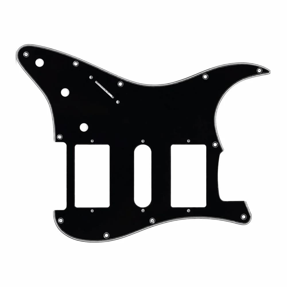 Fashion White Pearl Color And Black Electric Guitar Pickguard PVC Material PVC Pick Guard Guitar Pick Guard For Electric Guitar
