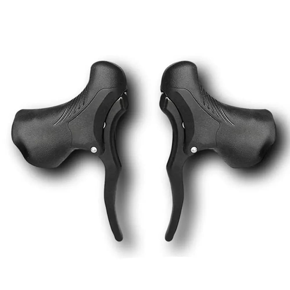 Leve Freno Anteriore e Posteriore in Alluminio Antiscivolo per Bici da Corsa e MTB, Manubrio Drop Bar, Accessori Bici