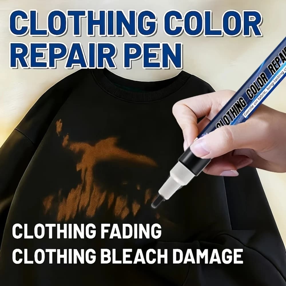 Pennarelli per Tessuti Adatti per Abbigliamento, Penne Colorate per Ritocchi su Magliette, Jeans e Giacche in Pelle, Ideali per Coprire le Macchie